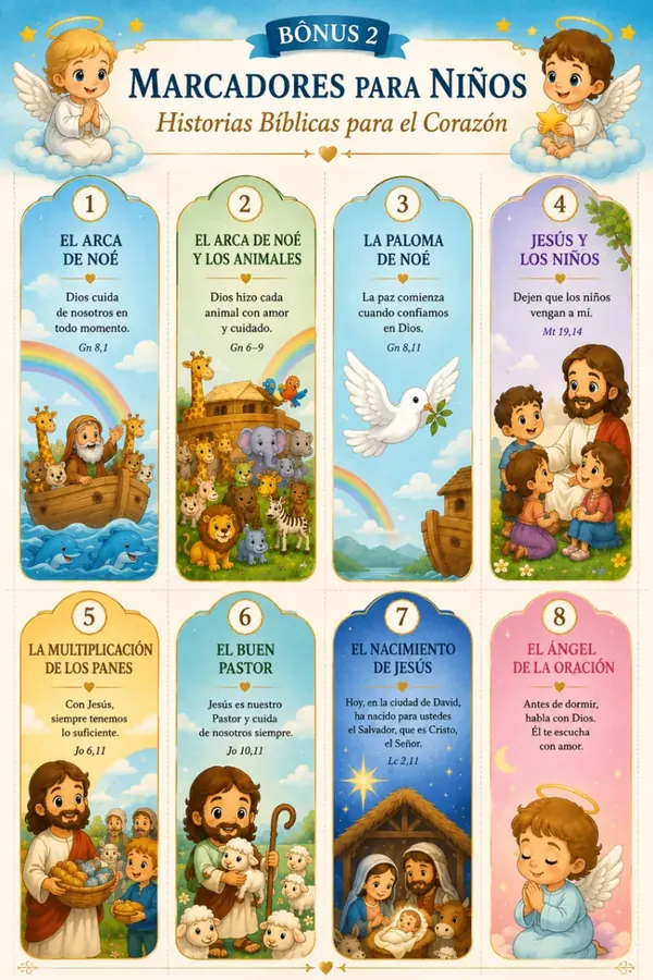 16 Marcapáginas para Niños